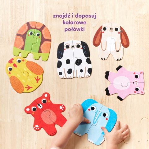 CzuCzu Moje pierwsze puzzle Zwierzątka dla dzieci 15 mies.+ Czu czu Baby