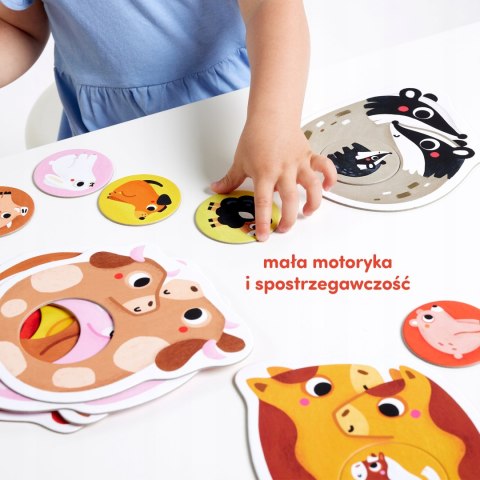 CzuCzu Pierwsze puzzle Rodzinki dla dzieci 15m+