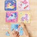 CzuCzu Puzzle Baśniowe jednorożce 3+ 5 układanek Czu czu