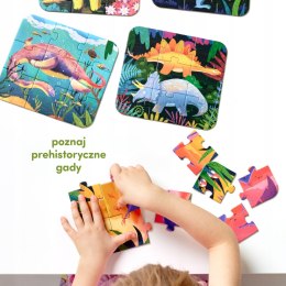 CzuCzu Puzzle Fantastyczna Dinozaury 3+ 5 układanek Czu czu