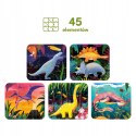 CzuCzu Puzzle Fantastyczna Dinozaury 3+ 5 układanek Czu czu