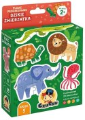 CzuCzu Puzzle progresywne Dzikie zwierzątka 2+ 8 układanek dla dwulatka