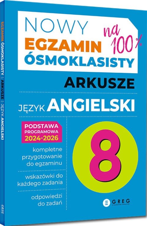 Egzamin ósmoklasisty arkusze język angielski 2024-2026 Greg