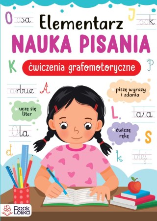 Elementarz Nauka pisania Ćwiczenia grafomotoryczne Bookolika Ćwiczę Rękę