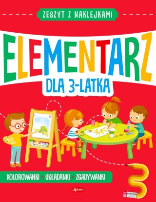 Elementarz dla 3-latka Dragon Zeszyt z naklejkami