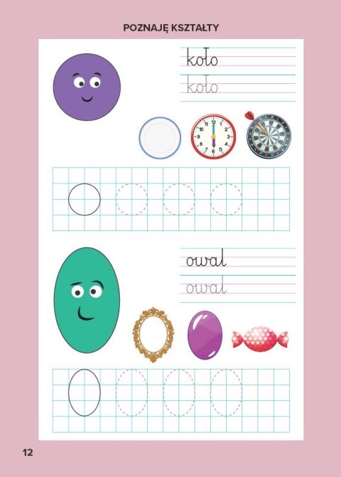 Elementarz nauka liczenia z ćwiczeniami Bookolika