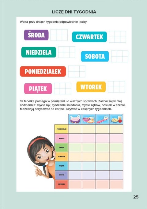 Elementarz nauka liczenia z ćwiczeniami Bookolika