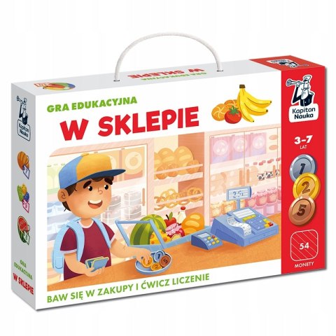 Gra planszowa W sklepie Gra edukacyjna Kapitan Nauka