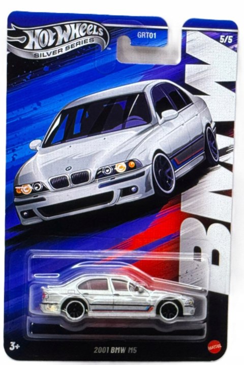 Hot Wheels BMW Series 2001 BMW M5 JBY58 Srebrny