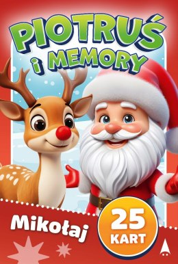 Karty Piotruś Pamięć Gra Karciana Mikołaj Świąteczna Mikołajki Święta