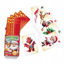 Karty Piotruś Pamięć Gra Karciana Mikołaj Świąteczna Mikołajki Święta