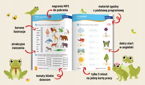 Karty pracy Angielski Pierwszoklasisty Klasa 1 Kapitan Nauka Edgard