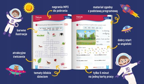 Karty pracy Angielski Trzecioklasisty Klasa 3 Kapitan Nauka Edgard