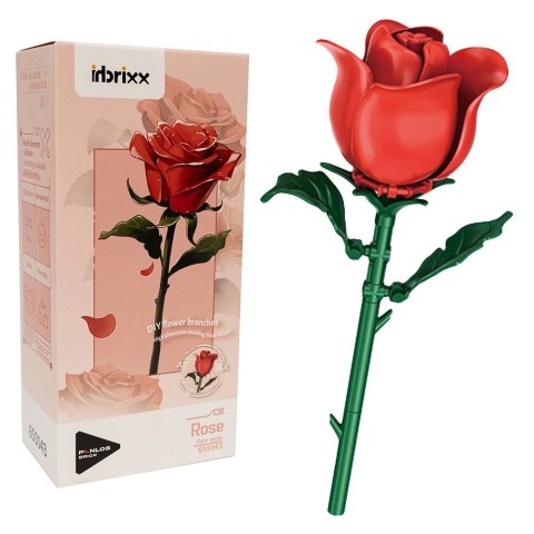 Klocki konstrukcyjne kwiatki Róża 30 elementów 28481 Askato