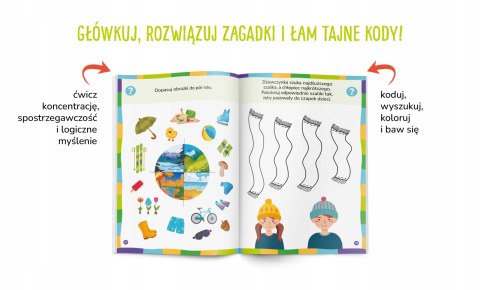 Łamigłówki dla 3-latka Kapitan Nauka Zagadki Zadania dla trzylatka