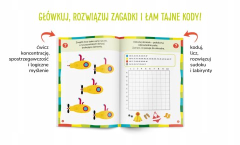 Łamigłówki dla 5-latka Kapitan Nauka Zagadki Zadania dla pięciolatka
