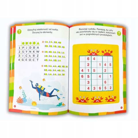 Łamigłówki dla 6-latka Kapitan Nauka Zagadk Zadania dla sześciolatka