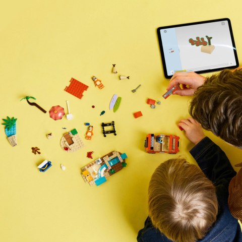 Lego 11202 Bluey Blue i rodzinna wycieczka samochodem Klocki