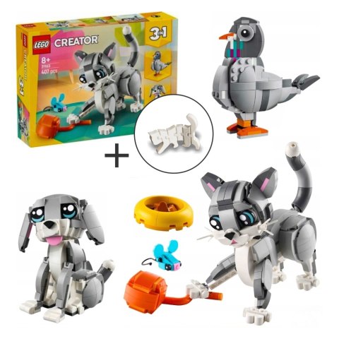 Lego Creator 3 w 1 Psotny kot 31163 Kotek