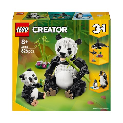 Lego Creator 3w1 31165 Twórca Dzikie zwierzęta: Rodzina pand Panda