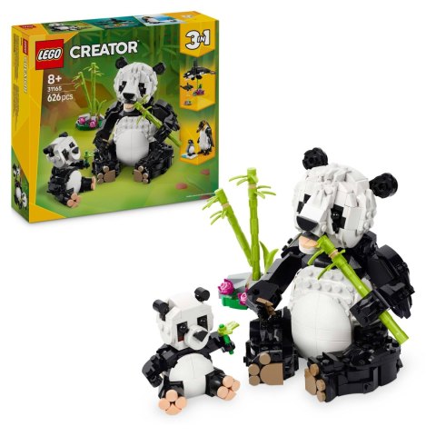 Lego Creator 3w1 31165 Twórca Dzikie zwierzęta: Rodzina pand Panda