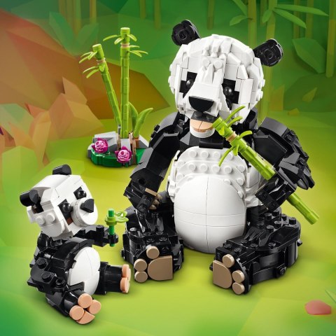 Lego Creator 3w1 31165 Twórca Dzikie zwierzęta: Rodzina pand Panda