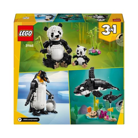 Lego Creator 3w1 31165 Twórca Dzikie zwierzęta: Rodzina pand Panda