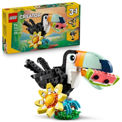 Lego Creator 3w1 Dzikie zwierzęta Tropikalny tukan