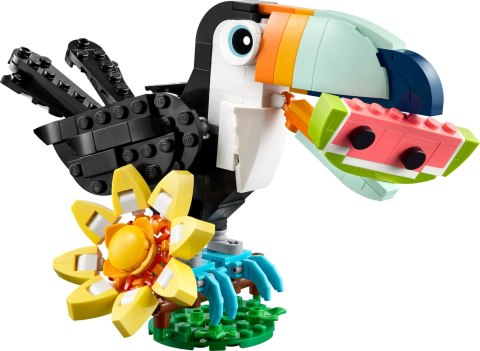 Lego Creator 3w1 Dzikie zwierzęta Tropikalny tukan