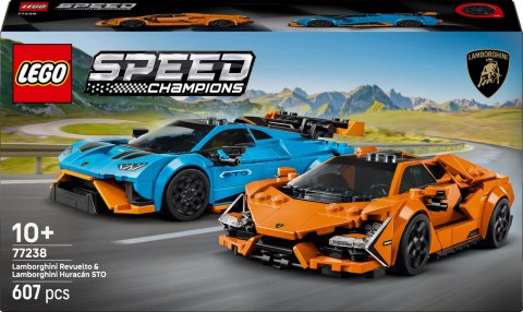 Lego Speed Champions 77238 Lamborghini Revuelto i Huracán STO