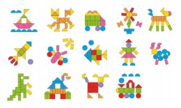 Mały miś to lubi! Figury geometryczne Aksjomat Układanki + Książeczka