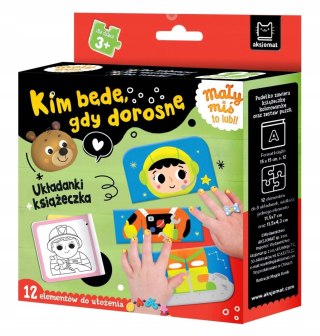 Mały miś to lubi! Kim będę, gdy dorosnę Aksjomat Układanki i Książeczka