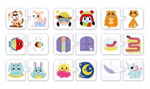 Mały miś to lubi! Przeciwieństwa Aksjomat Puzzle + Książeczka