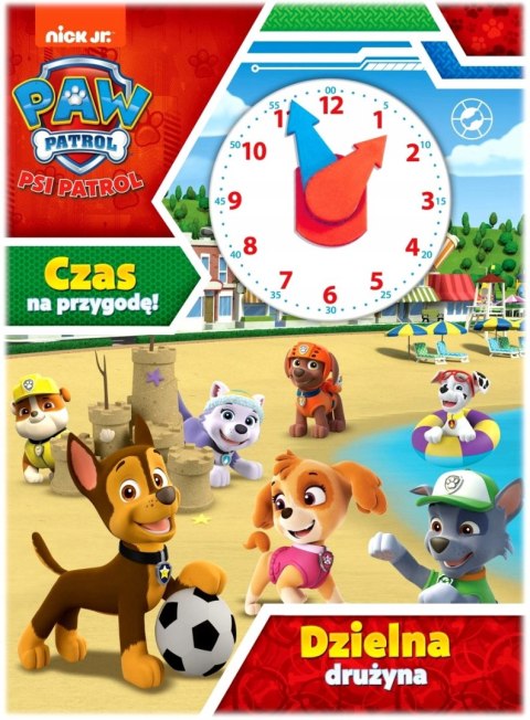 OUTLET Psi Patrol Czas na Przygodę Dzielna Drużyna Zegar