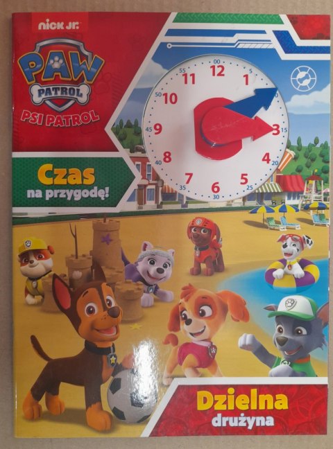 OUTLET Psi Patrol Czas na Przygodę Dzielna Drużyna Zegar