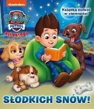 OUTLET Psi Patrol Słodkich Snów Pieski Książka świecąca w ciemności