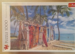 OUTLET Puzzle 1000 elementów Plaża Waikiki Hawaje 10742 Trefl