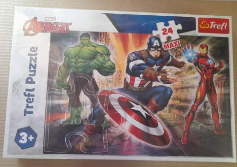 OUTLET Puzzle 24 elementy Maxi 14321 Avengers Marvel Trefl 3+