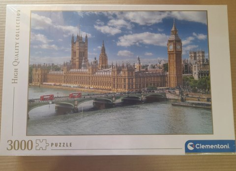 OUTLET Puzzle 3000 elementów Parlament Londyn 33037 Clementoni