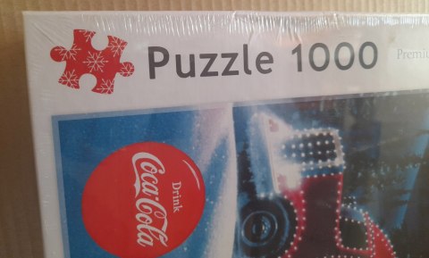 OUTLET Puzzle Trefl Świąteczna Ciężarówka Coca-Cola 1000 elementów