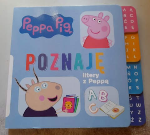 OUTLET Świnka Peppa Poznaję Litery z Peppą Literki