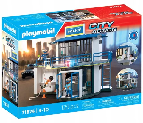 Playmobil 71874 Posterunek policji z miejscem przesłuchań Policja