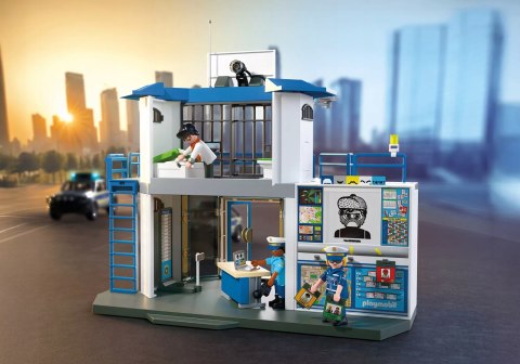 Playmobil 71874 Posterunek policji z miejscem przesłuchań Policja