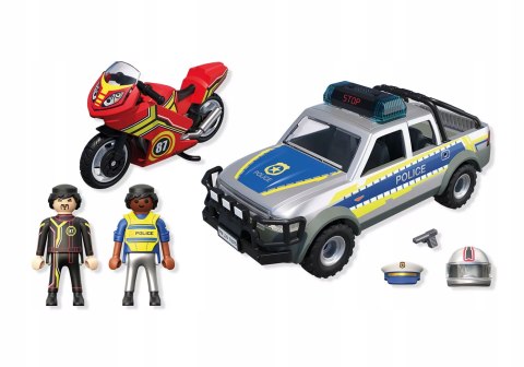 Playmobil 71875 Pościg policyjnym pick-upem Policja