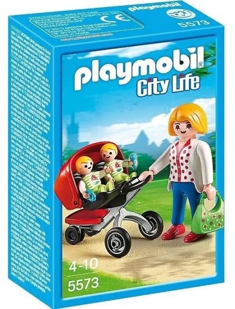 Playmobil City Life 5573 Mama z podwójnym wózkiem