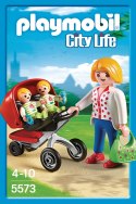 Playmobil City Life 5573 Mama z podwójnym wózkiem