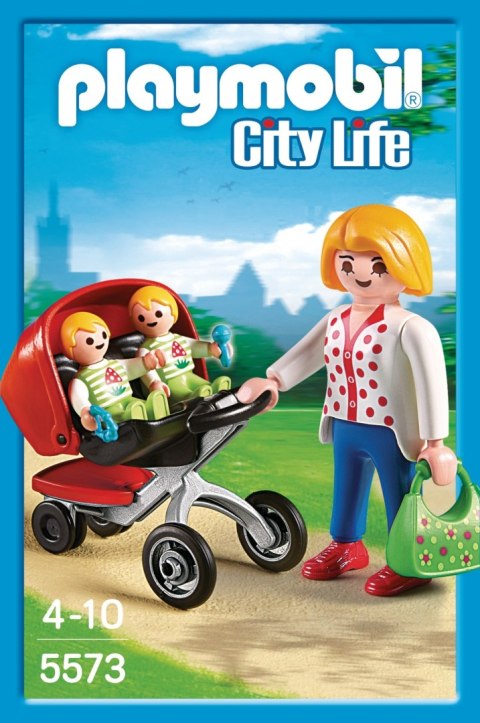 Playmobil City Life 5573 Mama z podwójnym wózkiem