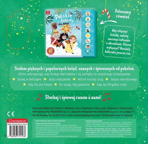 Polskie kolędy dla dzieci Słuchaj i śpiewaj 7 Polskich Kolęd Aksjomat