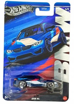 Samochód Hot Wheels BMW M4 JBY57 niebieski GRT01