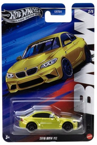 Samochód Hot Wheels JBY55 BMW M2 Żółty GRT01